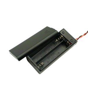 CAIXA SUPORTE PILHAS 2 X AAA COM CHAVE LIG / DES