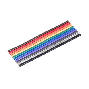 CABO FLAT 16 VIAS COLORIDO 300V 70 GRAUS 10X26AWG (METRO)