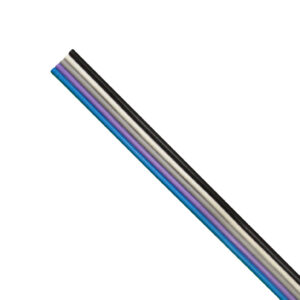CABO FLAT 5 VIAS COLORIDO 300V 70 GRAUS 5X26AWG (METRO)
