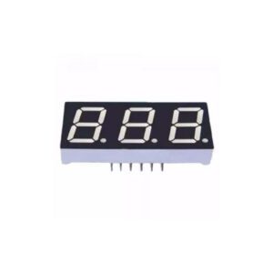 DISPLAY 7 SEGMENTOS 3 DIGITOS WCN3-1056B7-A11 AZUL ANODO COMUM