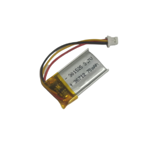 BATERIA RECARREGAVEL 3.7V / 70MAH LI-PO 28X15X3MM COM PCM 51021-3P