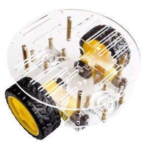 KIT CHASSI ROBO 2WD REDONDO PARA ARDUINO