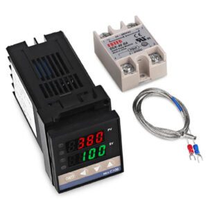 KIT MODULO TERMOSTATO CONTROLADOR DE TEMPERATURA REX-C100