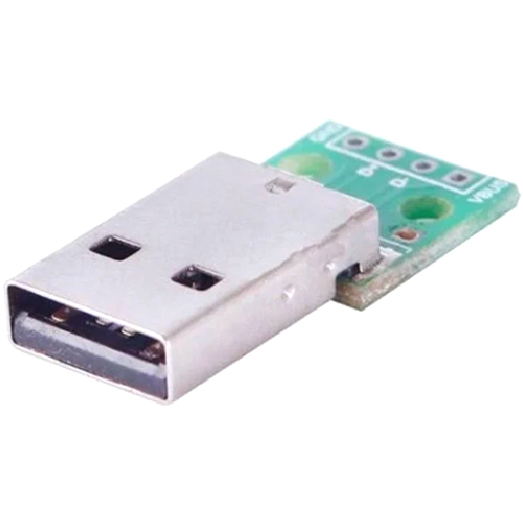 MODULO ADAPTADOR CONECTOR USB MACHO 2.0 PARA DIP