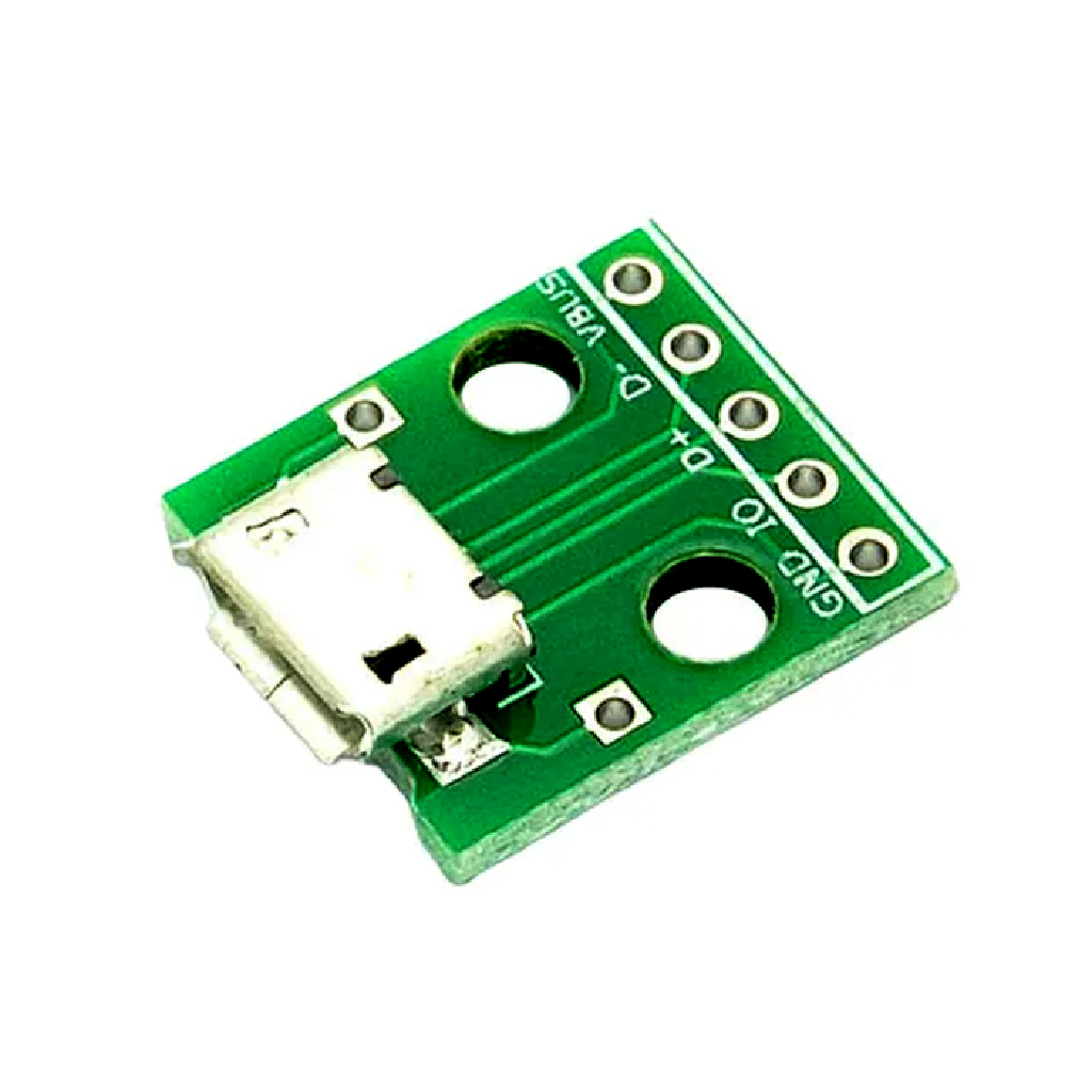 MODULO ADAPTADOR MICRO USB FEMEA PARA DIP