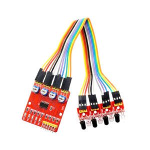 MODULO SEGUIDOR DE LINHA INFRAVERMELHO COM 4 SONDAS
