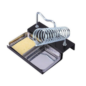 SUPORTE PARA FERRO DE SOLDA TIPO L 907/908 COM ESPONJA