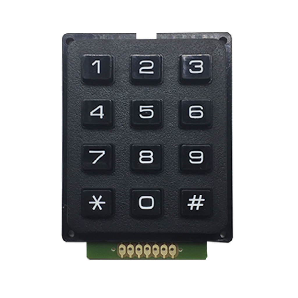 TECLADO BASICO COM 12 BOTOES AKCZ-304-N-BBW-CZ PARA ARDUINO