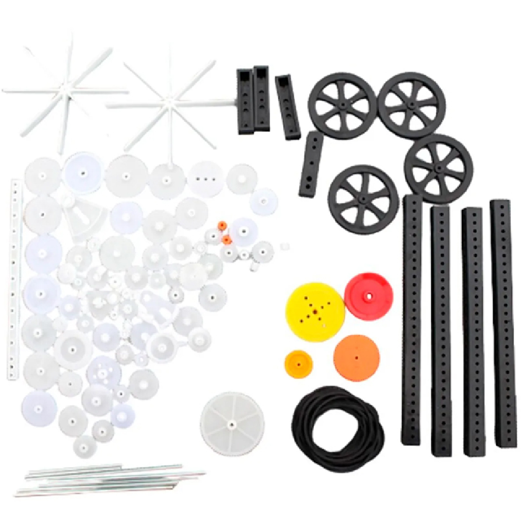 KIT COM 92 PECAS DE ENGRENAGENS E CORREIAS