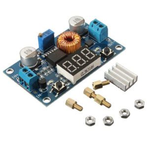 MODULO REGULADOR DE TENSAO STEP DOWN 5A XL4015 COM VOLTIMETRO