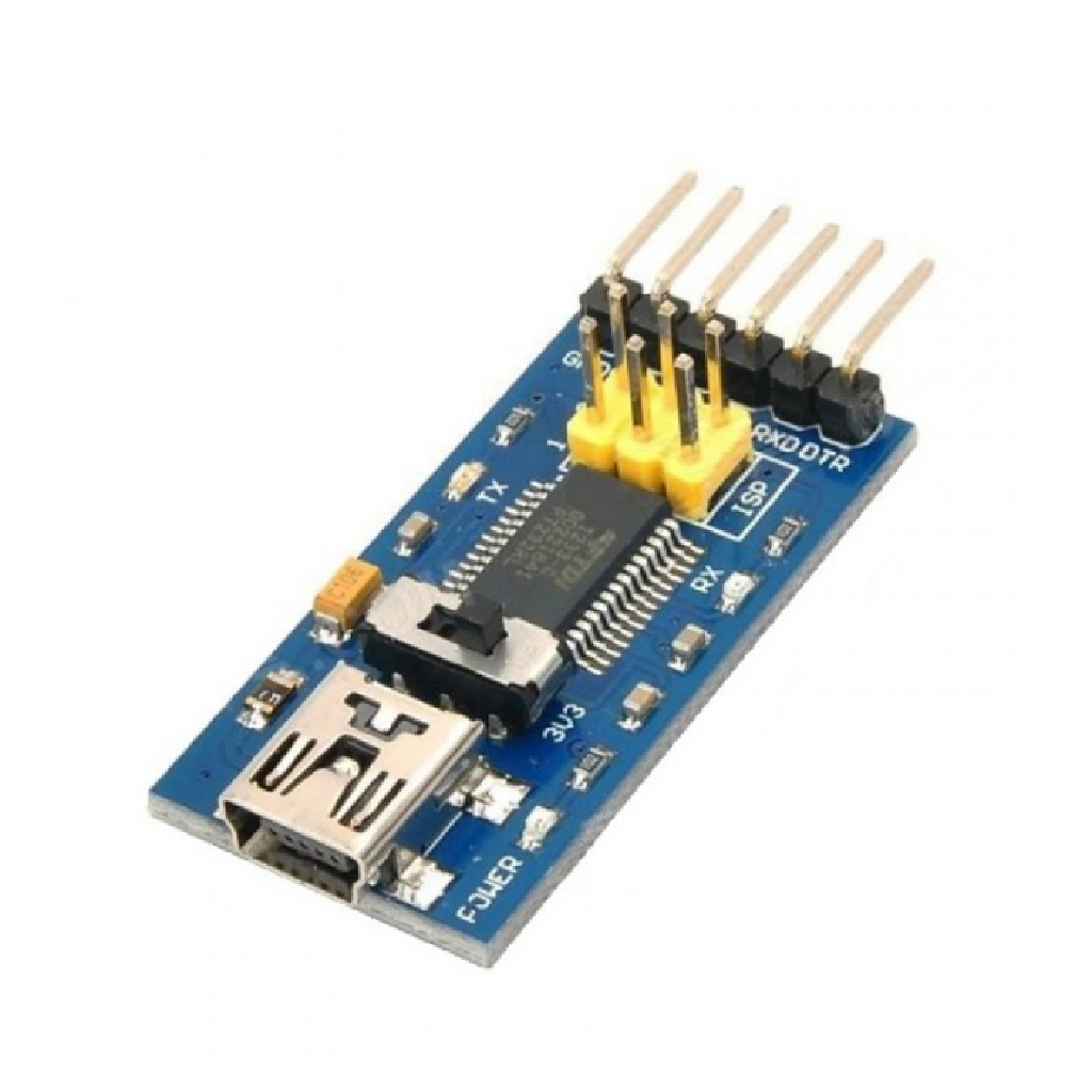 PLACA DE DESENVOLVIMENTO FTDI COM CHAVE 3,3V / 5V PARA ARDUINO
