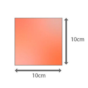 PLACA FIBRA DE VIDRO VIRGEM DUPLA FACE 10X10 CM