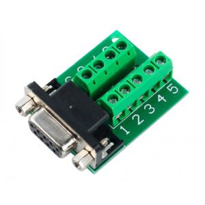 MODULO ADAPTADOR DB9 SERIAL RS232 FEMEA PARA BORNE KRE