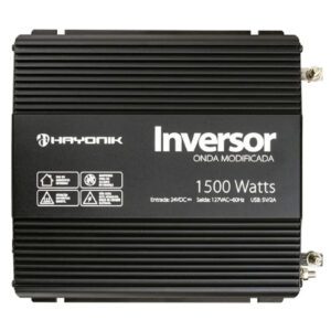 INVERSOR 24V / 110V 1500W ONDA MODIFICADA HAYONIK