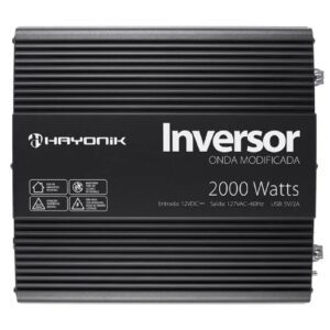 INVERSOR 12V / 110V 2000W ONDA MODIFICADA HAYONIK