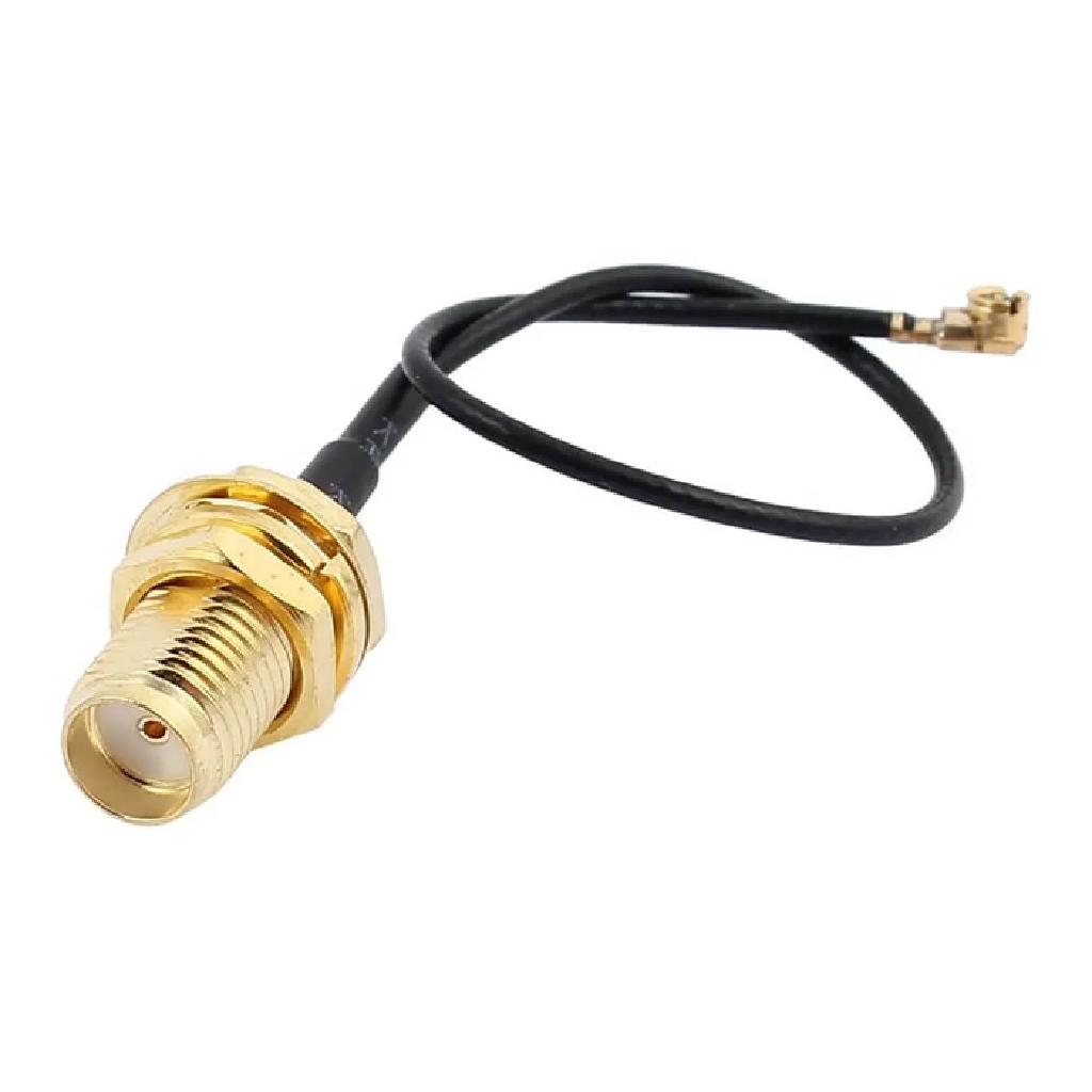 CABO PIGTAIL U.FL COM CONECTOR SMA FEMEA - 15CM
