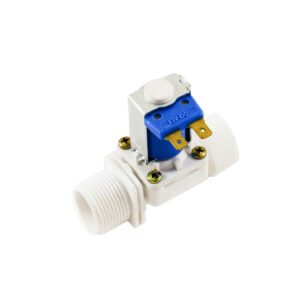 VALVULA SOLENOIDE 3/4" - 3/4" - 180 GRAUS - 12VDC VA04