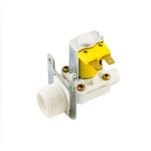 VALVULA SOLENOIDE 3/4" - MANGUEIRA 1/2" - 180 GRAUS - 127VAC VA01