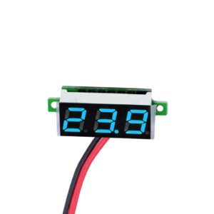 MODULO VOLTIMETRO AZUL 0.28" 2,5 A 30 VOLTS DC COM DOIS FIOS