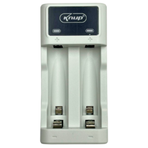 CARREGADOR DE PILHAS AA / AAA TYPE-C KP-CA601 KNUP