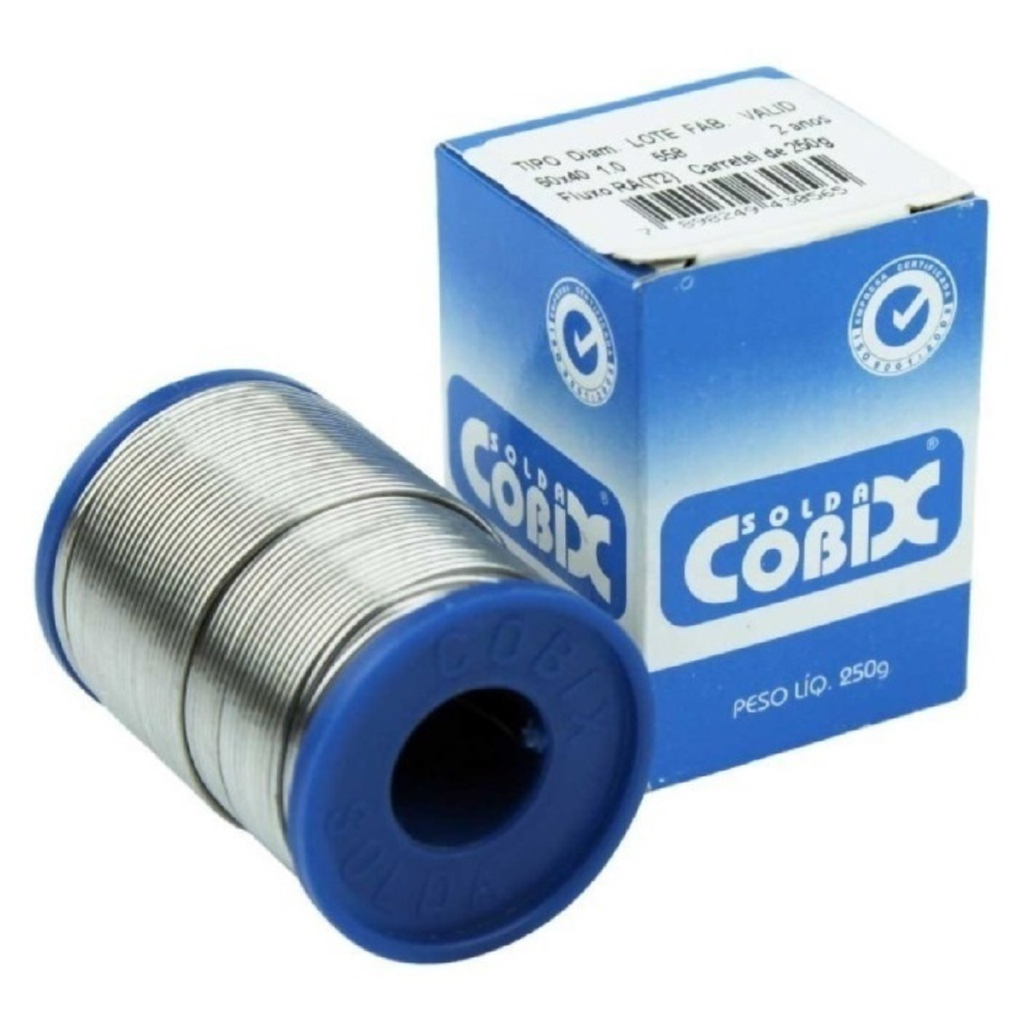 ESTANHO 250 GR 0.5MM 60X40 (SNXPB) COBIX (AZUL)