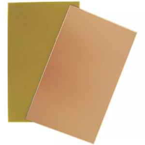 PLACA FIBRA DE VIDRO VIRGEM UMA FACE 15X30 CM