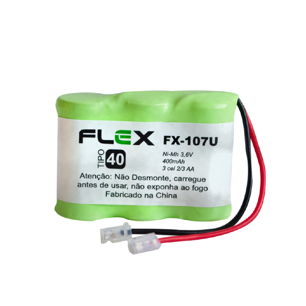 BATERIA 3.6V 400MA 2/3AA FX-107U FLEX
