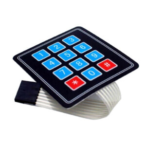 TECLADO MEMBRANA 3X4 PARA ARDUINO