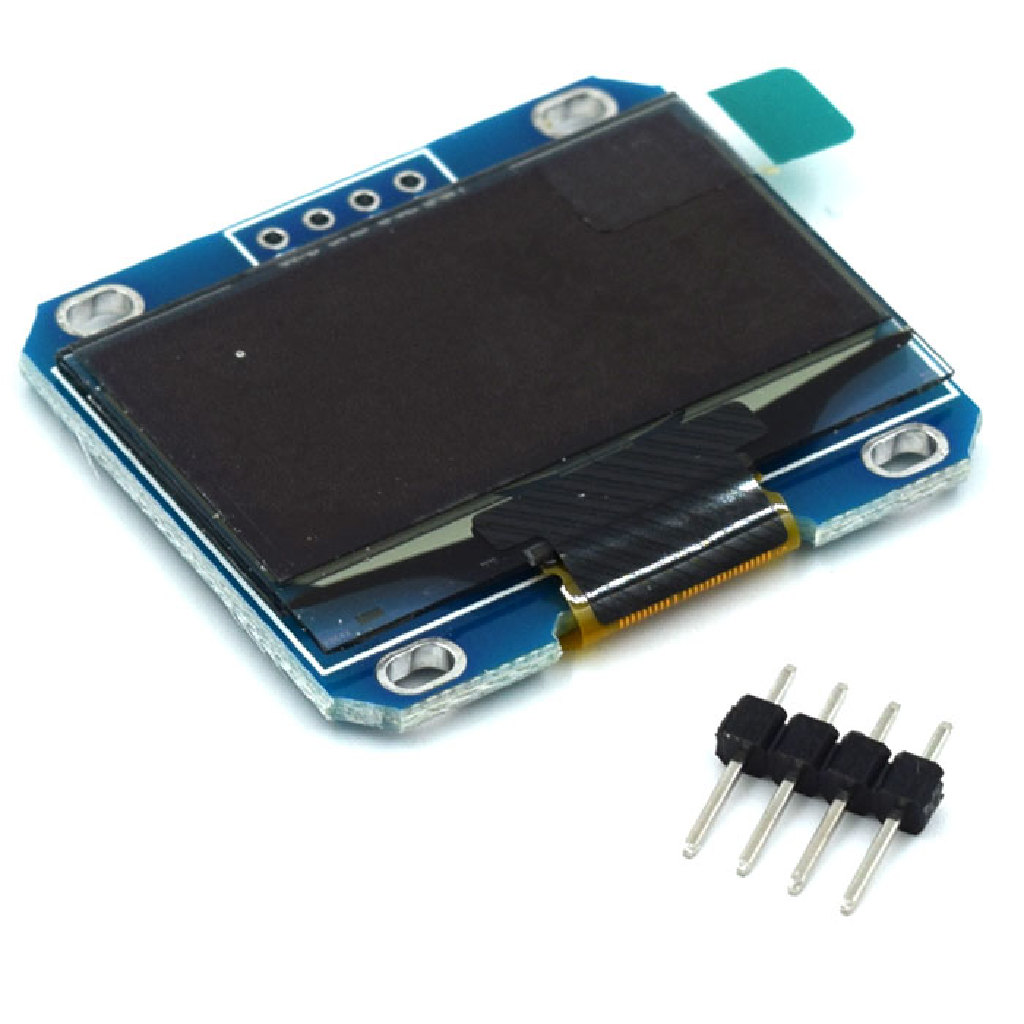 DISPLAY OLED 0.96" 128X64 COR BRANCA I2C SERIAL PARA ARDUINO