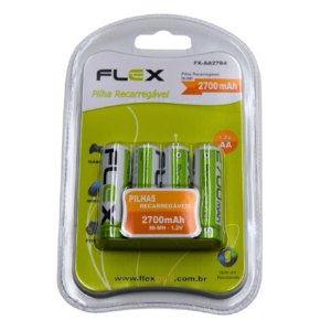 PILHA RECARREGAVEL 1.2V AA 2700MA KNUP - CATERLA COM 4