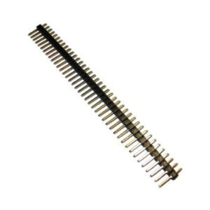 BARRA DE PINOS 1X40 MACHO 180 GRAUS PASSO 2,54MM