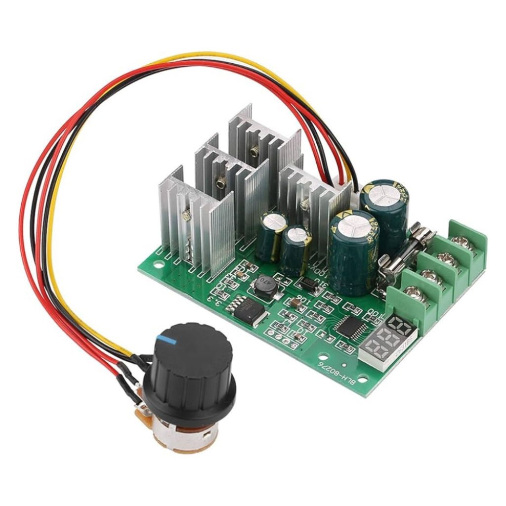 MODULO CONTROLADOR DE VELOCIDADE PWM 6 A 60V 30A COM MINI DISPLAY
