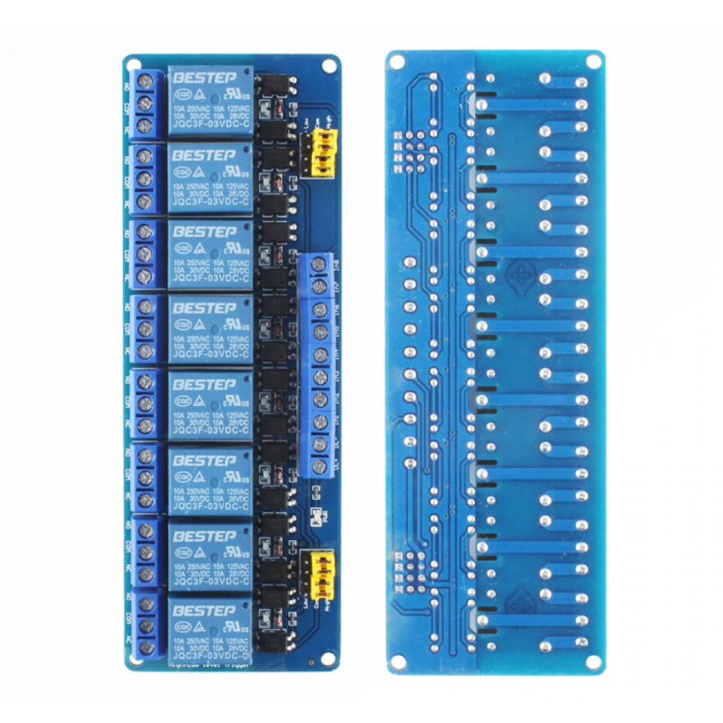 MODULO RELE 3V COM 8 CANAIS PARA ARDUINO / ESP32 - Imagem 3