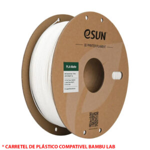 FILAMENTO PLA MATTE MILKY WHITE 1,75MM 1KG E-SUN