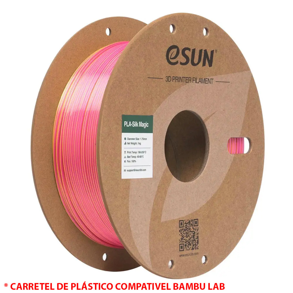 FILAMENTO PLA SILK MAGIC GOLD / PINK 1,75MM 1KG E-SUN