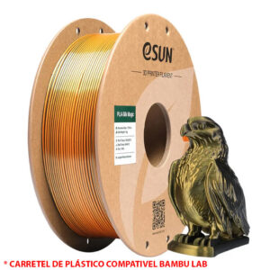FILAMENTO PLA SILK MAGIC BLACK / GOLD 1,75MM 1KG E-SUN