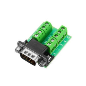 MODULO ADAPTADOR DB9 SERIAL RS232 MACHO PARA BORNE