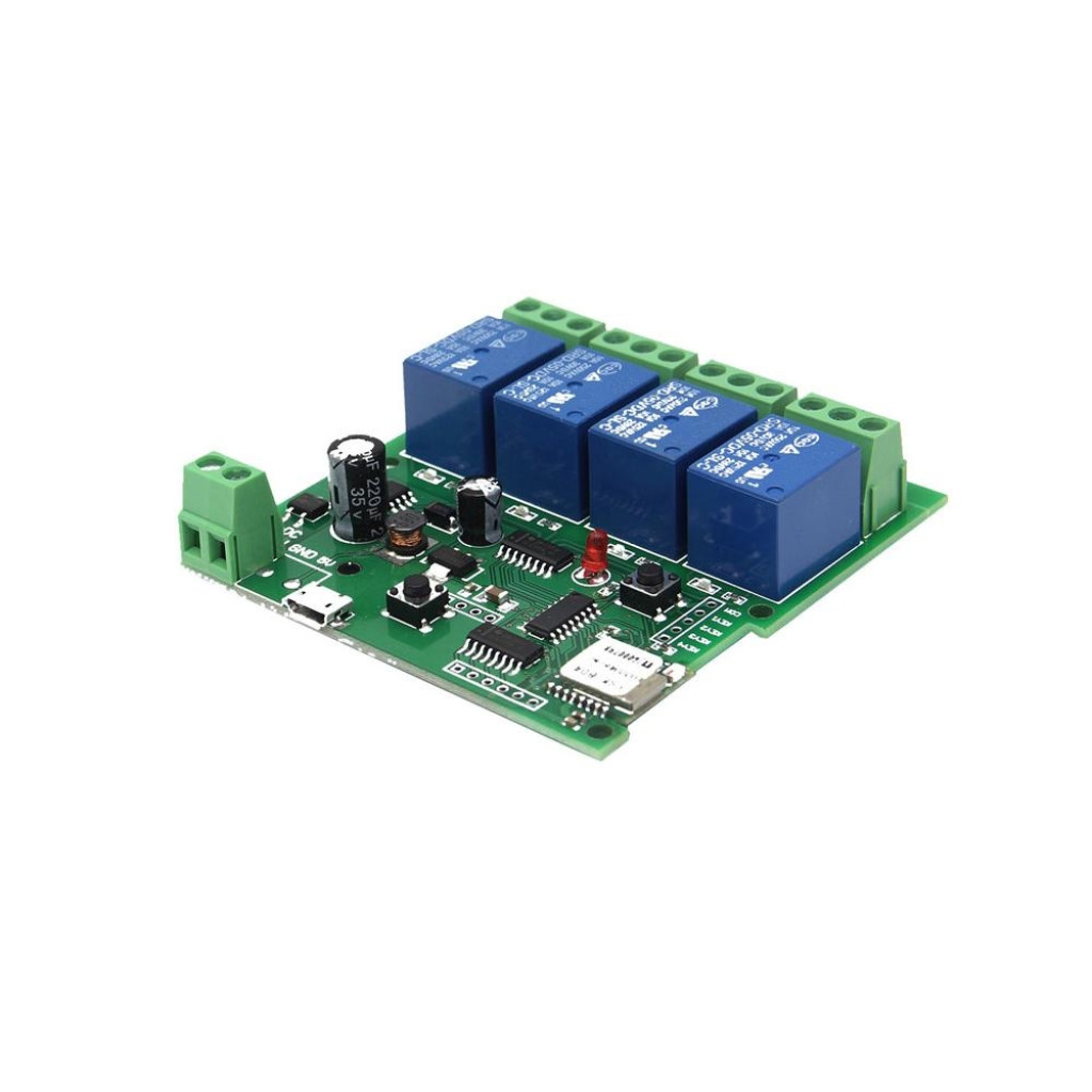 MODULO RELE INTERRUPTORES WIFI COM 4 CANAIS