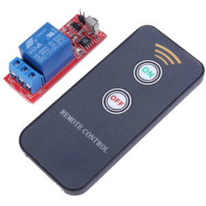MODULO RELE ON/OFF 12V 10A COM CONTROLE REMOTO INFRA VERMELHO