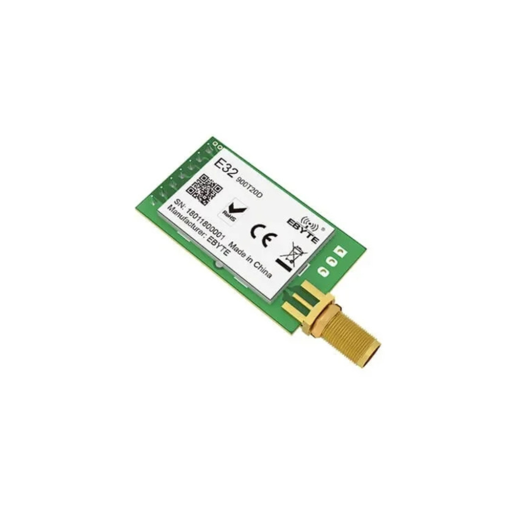 MODULO RF WIRELESS LORA 915MHZ LONGO A LCANCE 900T20D 5KM