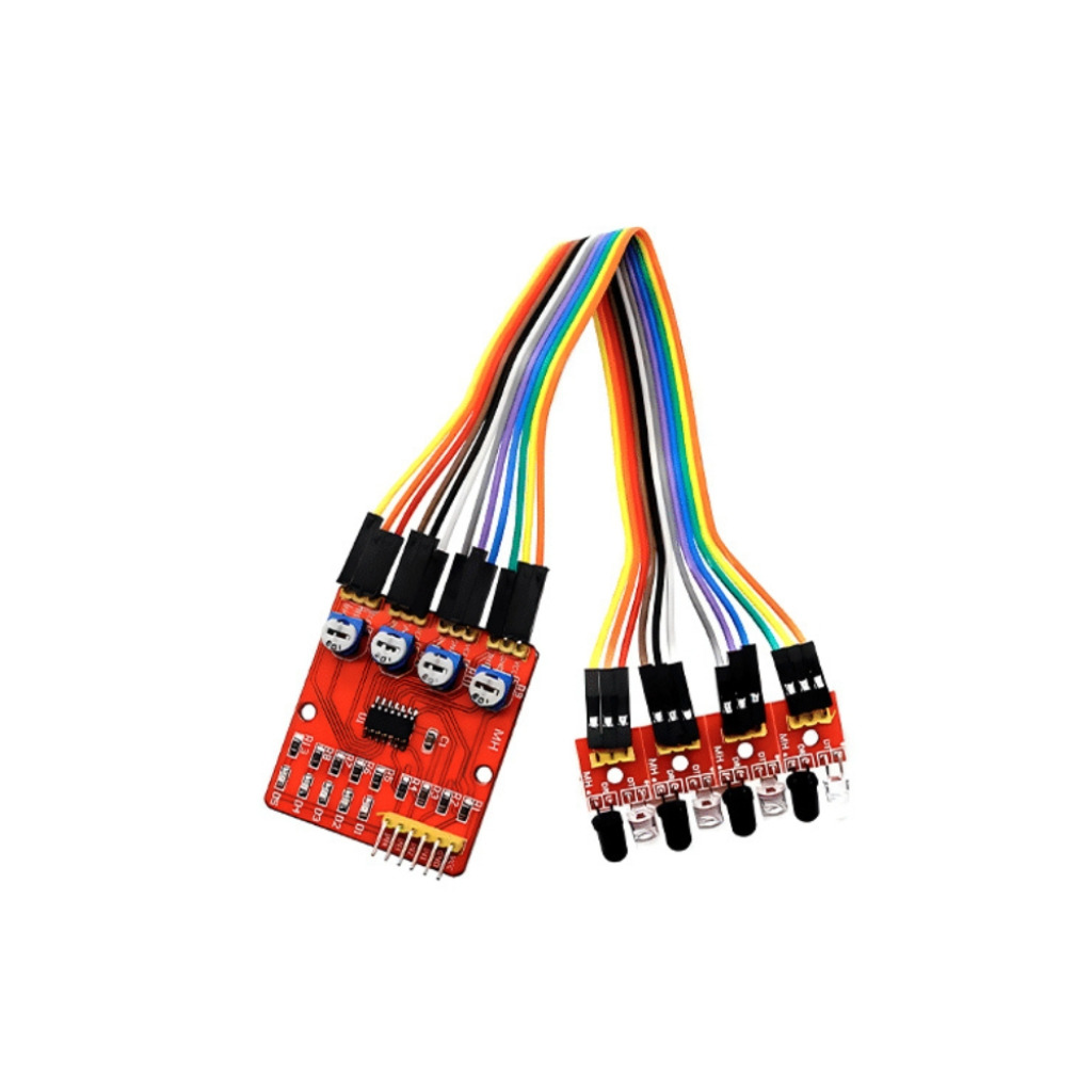 MODULO SEGUIDOR DE LINHA INFRAVERMELHO COM 4 SONDAS