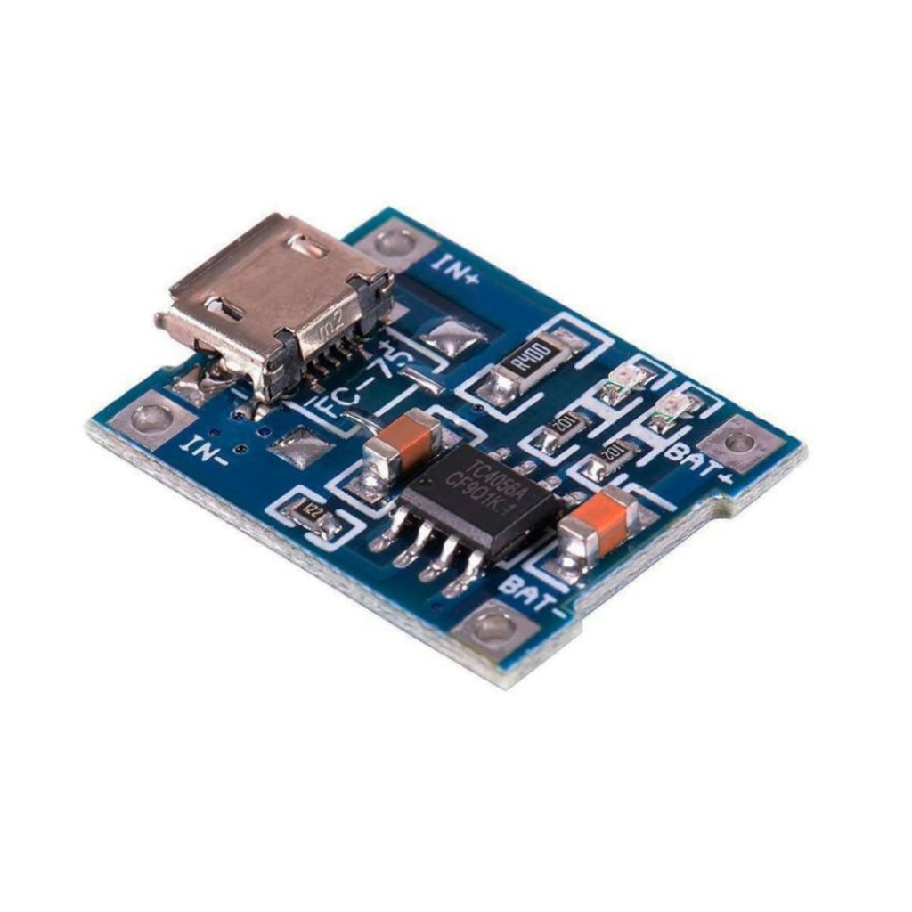 MODULO CARREGADOR DE BATERIA DE LITHIUM ION TP4056 CONECTOR MINI USB - Imagem 3