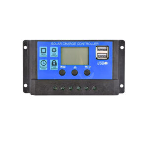 MODULO CONTROLADOR DE CARGA SOLAR 12 / 24V 30A COM DISPLAY LCD