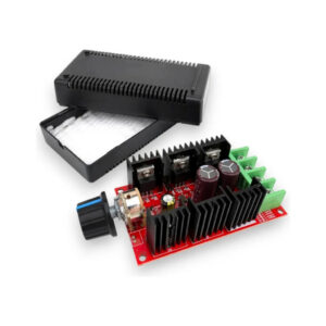 MODULO CONTROLADOR DE VELOCIDADE PWM 50V 40A 2000W COM POTENCIOMETRO