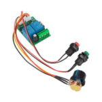 MODULO CONTROLADOR VELOCIDADE PWM 6 A 24V 30A COM REVERSAO