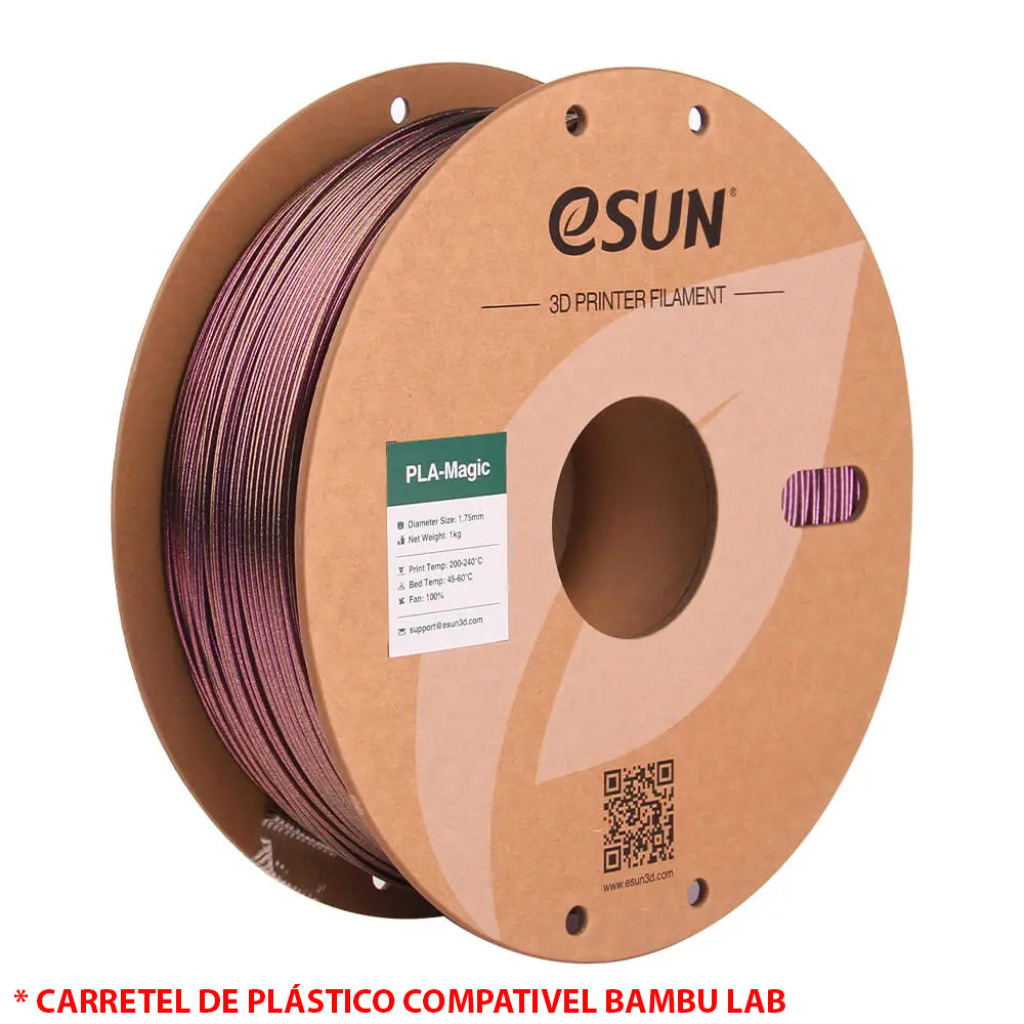 FILAMENTO PLA MAGIC DARK TWINKLING PURPLE 1,75MM 1KG E-SUN