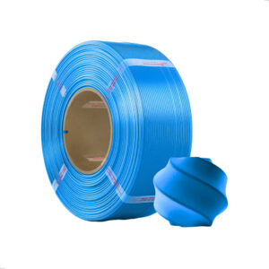 FILAMENTO PLA LITE AZUL CIANO 1,75MM 1KG BAMBULAB - REFIL (SEM CARRETEL)