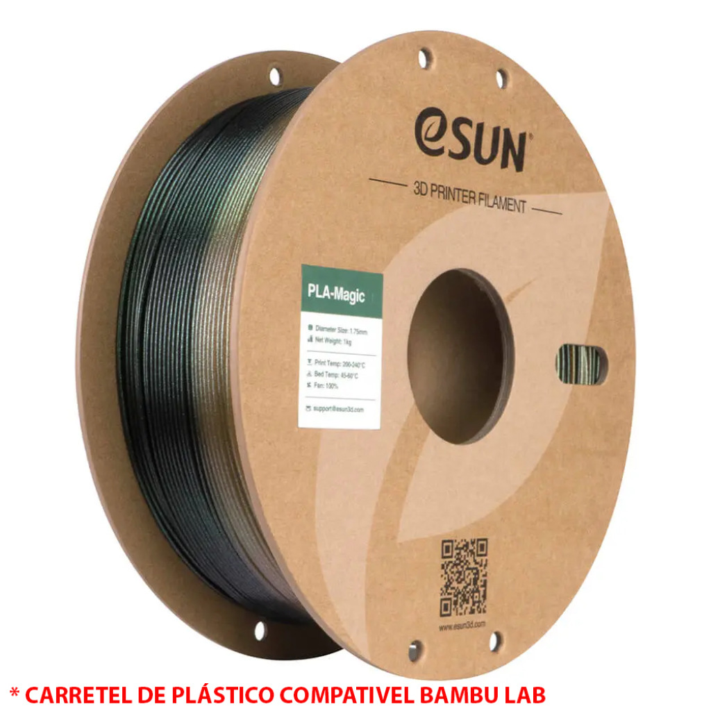 FILAMENTO PLA MAGIC BLACK YELLOW 1,75MM 1KG E-SUN
