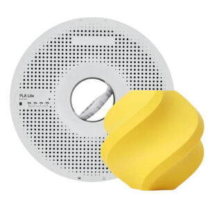 FILAMENTO PLA LITE AMARELO 1,75MM 1KG BAMBULAB (COM CARRETEL)