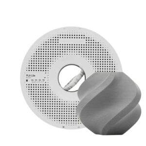 FILAMENTO PLA LITE CINZA 1,75MM 1KG BAMBULAB (COM CARRETEL)